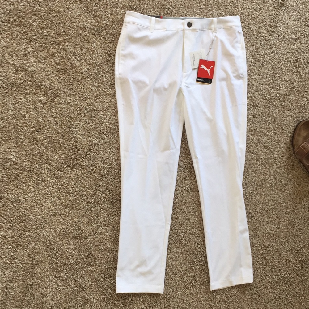 Puma men’s golf pants white